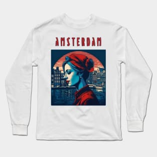 amsterdam netherlands skynight Long Sleeve T-Shirt